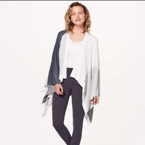 Lululemon Hatha Wrap Blue and Grey - NWT - Yoga Wtap